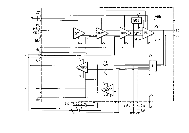 A single figure which represents the drawing illustrating the invention.